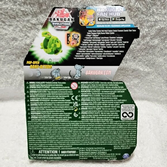 BNIP Bakugan Evolutions Trox Brawler by Spin Master!! - Picture 2 of 2